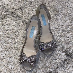 Blue by Bestsey Johnson Bridal Heel